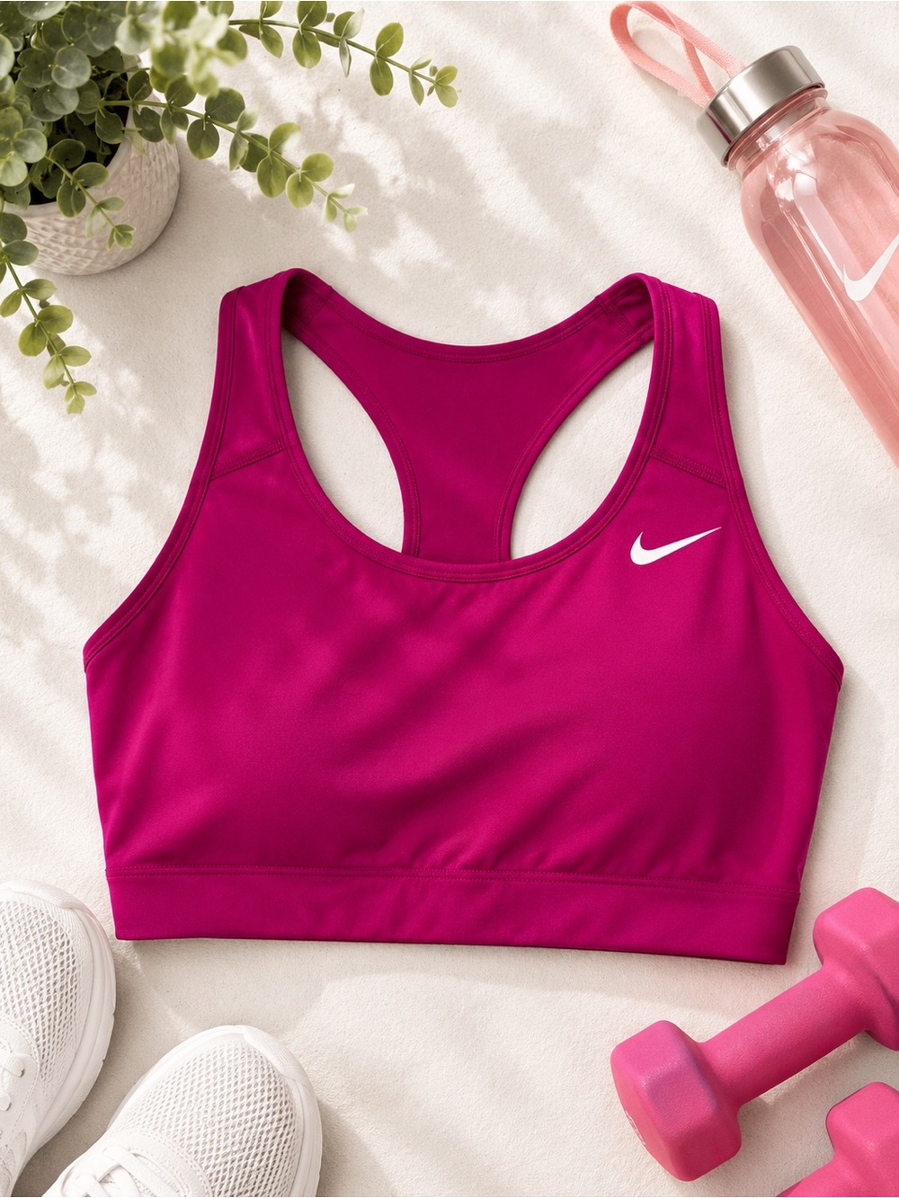 Nike Magenta Racerback Sports Bra